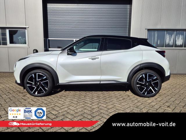 Nissan Juke 1.0 DIG-T 114PS N-Design Automatik Teil-Leder Klimaautomatik Sitzheizung Lenkradheizung PDC v+h R&uuml;ckf.Kamera Navi 19"LM Bluetooth Touchscreen Apple CarPlay Android Auto 