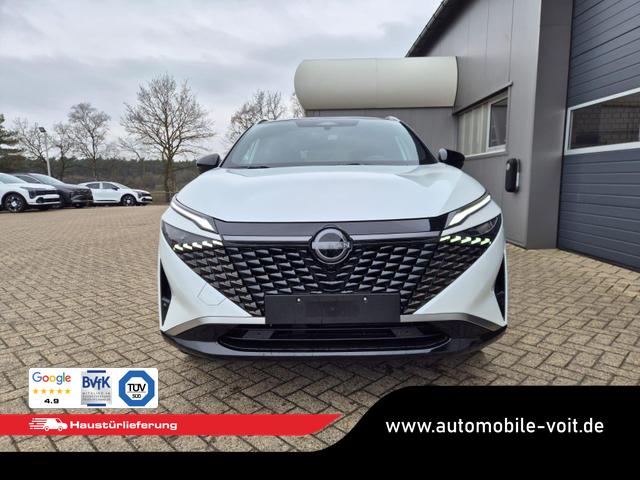 Nissan Qashqai 1.3 DIG-T MHEV 158 PS X-Tronic Tekna Premium Paket 20"LM Teil-Leder PanoGlasdach Klimaautomatik Sitzheizung Lenkradheizung Navi Head-Up Display elektr. Heckklappe ACC PDC v+h 360&deg;Kamera DAB Bluetooth Touchscreen Apple CarPlay Android Auto 