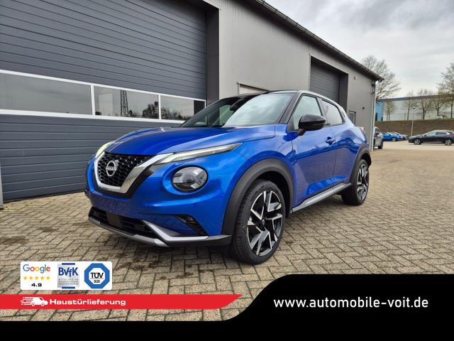 Nissan Juke - 1.0 DIG-T 114PS N-Design Automatik Teil-Leder Klimaautomatik Sitzheizung Lenkradheizung PDC v+h R&uuml;ckf.Kamera Navi 19"LM Bluetooth Touchscreen Apple CarPlay Android Auto