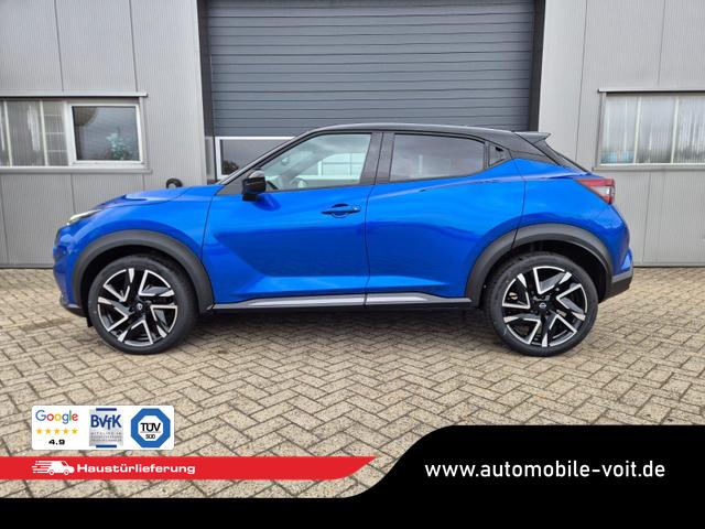 Nissan Juke - 1.0 DIG-T 114PS N-Design Automatik Teil-Leder Klimaautomatik Sitzheizung Lenkradheizung PDC v+h R&uuml;ckf.Kamera Navi 19"LM Bluetooth Touchscreen Apple CarPlay Android Auto