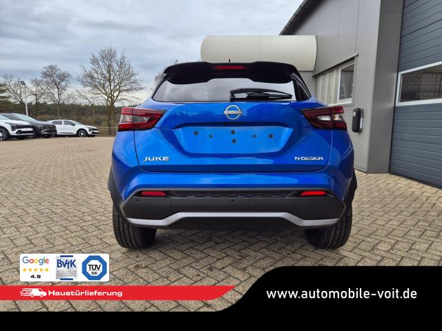 Nissan Juke 1.0 DIG-T 114PS N-Design Automatik Teil-Leder Klimaautomatik Sitzheizung Lenkradheizung PDC v+h R&uuml;ckf.Kamera Navi 19"LM Bluetooth Touchscreen Apple CarPlay Android Auto 