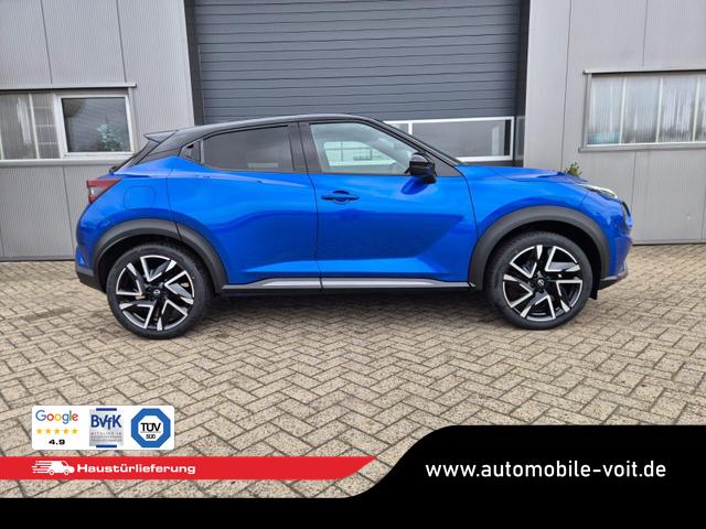 Nissan Juke 1.0 DIG-T 114PS N-Design Automatik Teil-Leder Klimaautomatik Sitzheizung Lenkradheizung PDC v+h R&uuml;ckf.Kamera Navi 19"LM Bluetooth Touchscreen Apple CarPlay Android Auto 