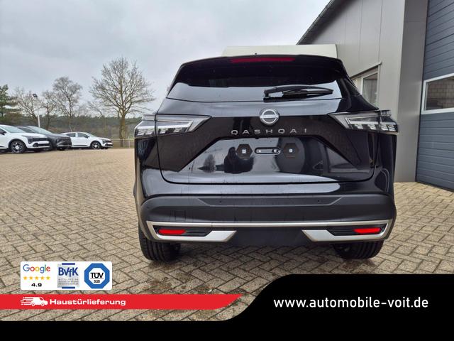 Nissan Qashqai 1.3 DIG-T MHEV 158 PS X-Tronic Tekna Voll-Leder Klimaautomatik PanoGlasdach Sitzheizung Lenkradheizung Navi Head-Up Display elektr. Heckklappe ACC PDC v+h 360&deg;Kamera DAB Bluetooth Touchscreen Apple CarPlay Android Auto 19"LM 