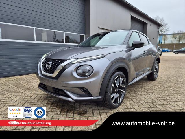Nissan Juke - 1.0 DIG-T 114PS N-Design Automatik Teil-Leder Klimaautomatik Sitzheizung Lenkradheizung PDC v+h R&uuml;ckf.Kamera Navi 19"LM Bluetooth Touchscreen Apple CarPlay Android Auto