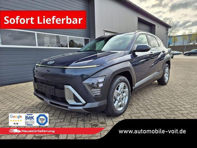 Hyundai KONA - Trend 1.6 T-GDI 150PS Automatik Voll-LED-Scheinw. Sitzheizung Lenkradheizung ACC Klimaautomatik Navi Touchscreen DAB+ Apple CarPlay + Android Auto PDC v+h R&uuml;ckf.Kamera 2xKeyless 17-LM
