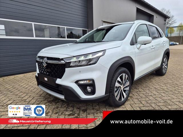 Suzuki S-Cross - Comfort+ 110PS Automatik MHEV 1.4 Boosterjet Teilleder Navi Klimaautomatik Sitzheizung ACC PDC v+h 4x Kamera Suzuki-Radio Apple CarPlay Android Auto Touchscreen 2xKeyless 17-LM