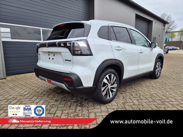 Suzuki S-Cross Comfort+ 110PS Automatik MHEV 1.4 Boosterjet Teilleder Navi Klimaautomatik Sitzheizung ACC PDC v+h 4x Kamera Suzuki-Radio Apple CarPlay Android Auto Touchscreen 2xKeyless 17-LM 