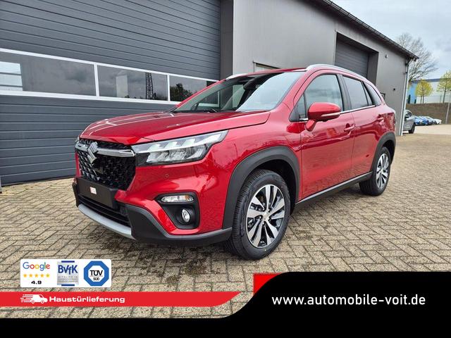 Suzuki S-Cross - Comfort+ 110PS Automatik MHEV 1.4 Boosterjet Teilleder Navi Klimaautomatik Sitzheizung ACC PDC v+h 4x Kamera Suzuki-Radio Apple CarPlay Android Auto Touchscreen 2xKeyless 17-LM