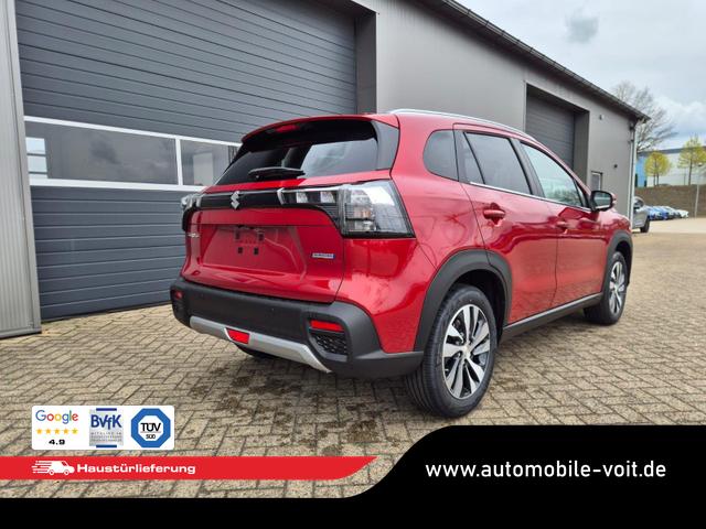 Suzuki S-Cross Comfort+ 110PS Automatik MHEV 1.4 Boosterjet Teilleder Navi Klimaautomatik Sitzheizung ACC PDC v+h 4x Kamera Suzuki-Radio Apple CarPlay Android Auto Touchscreen 2xKeyless 17-LM 