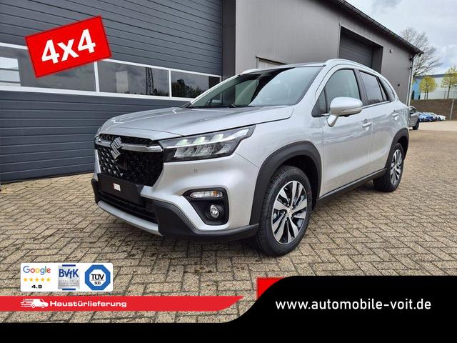 Suzuki S-Cross - Comfort+ 110PS MHEV 4x4 ALLGRIP 1.4 Boosterjet Teilleder Navi Klimaautomatik Sitzheizung ACC PDC v+h 4x Kamera Suzuki-Radio Apple CarPlay Android Auto Touchscreen 2xKeyless 17-LM