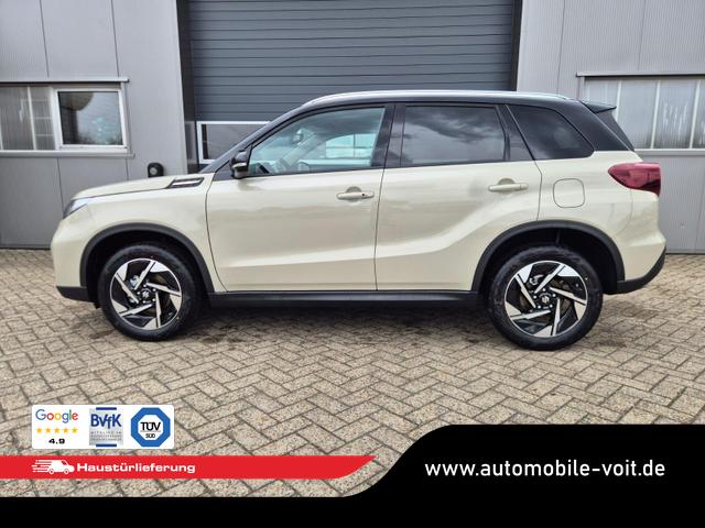 Suzuki Vitara Comfort+ 110PS MHEV 4x4 ALLGRIP 1.4 Boosterjet Allrad Teilleder mit Alcantara Navi Klimaautomatik Sitzheizung ACC PDC v+h R&uuml;ckf.Kamera Suzuki-Radio Apple CarPlay Android Auto Touchscreen 2xKeyless 17-LM 