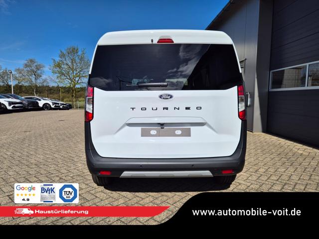 Ford Tourneo Courier 1.0 EcoBoost 125PS Active Teil-Leder Sitzheizung Lenkradheizung Klimaautomatik PDC v+h R&uuml;ckf.-Kamera ACC TWA Frontscheibe beheizb. Ford-Navi SYNC4 Apple CarPlay + Android Auto 