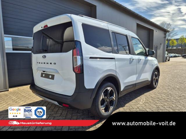 Ford Tourneo Courier 1.0 EcoBoost 125PS Active Teil-Leder Sitzheizung Lenkradheizung Klimaautomatik PDC v+h R&uuml;ckf.-Kamera ACC TWA Frontscheibe beheizb. Ford-Navi SYNC4 Apple CarPlay + Android Auto 