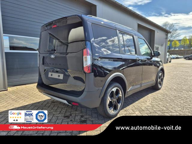 Ford Tourneo Courier 1.0 EcoBoost 125PS Active Teil-Leder Sitzheizung Lenkradheizung Klimaautomatik PDC v+h R&uuml;ckf.-Kamera ACC TWA Frontscheibe beheizb. Ford-Navi SYNC4 Apple CarPlay + Android Auto 