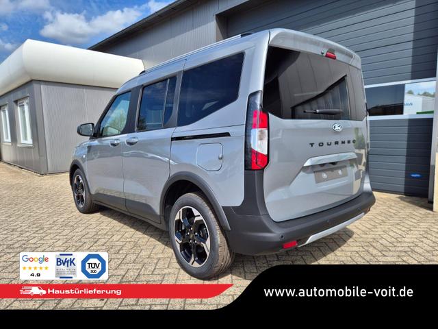 Ford Tourneo Courier 1.0 EcoBoost 125PS Active Teil-Leder Sitzheizung Lenkradheizung Klimaautomatik PDC v+h R&uuml;ckf.-Kamera ACC TWA Frontscheibe beheizb. Ford-Navi SYNC4 Apple CarPlay + Android Auto 
