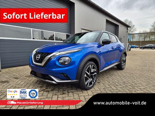 Nissan Juke - 1.0 DIG-T 114PS N-Design Automatik Teil-Leder Klimaautomatik Sitzheizung Lenkradheizung PDC v+h R&uuml;ckf.Kamera Navi 19"LM Bluetooth Touchscreen Apple CarPlay Android Auto