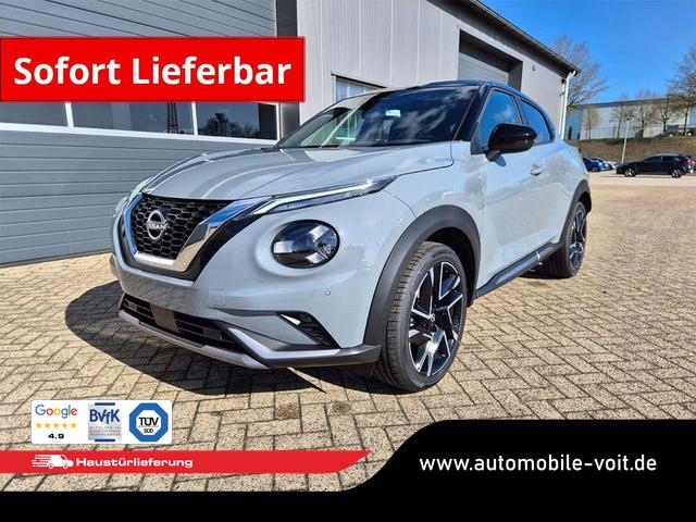 Nissan Juke - 1.0 DIG-T 114PS N-Design Automatik Teil-Leder Klimaautomatik Sitzheizung Lenkradheizung PDC v+h R&uuml;ckf.Kamera Navi 19"LM Bluetooth Touchscreen Apple CarPlay Android Auto