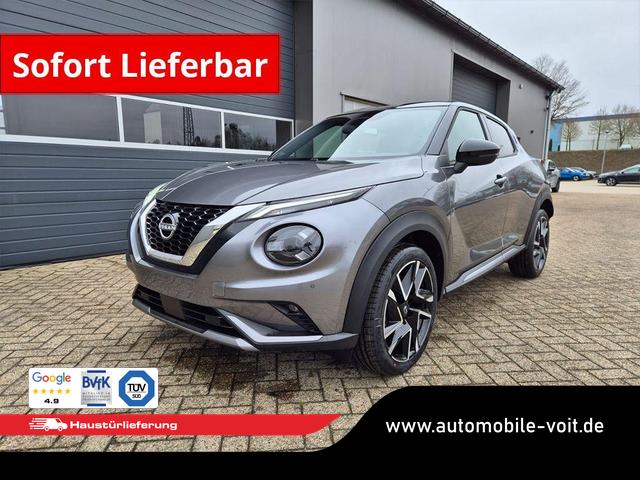 Nissan Juke - 1.0 DIG-T 114PS N-Design Automatik Teil-Leder Klimaautomatik Sitzheizung Lenkradheizung PDC v+h R&uuml;ckf.Kamera Navi 19"LM Bluetooth Touchscreen Apple CarPlay Android Auto