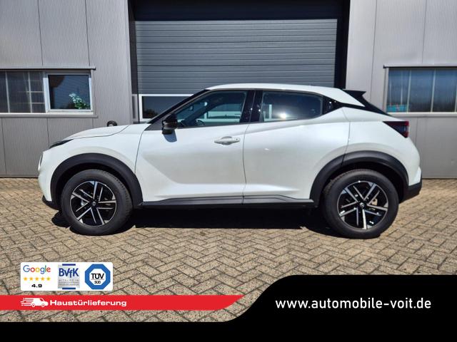 Nissan Juke 1.0 DIG-T 114PS N-Connecta Teil-Leder Klimaautomatik PDC v+h R&uuml;ckf.Kamera Bluetooth Touchscreen Apple CarPlay Android Auto 17"LM 