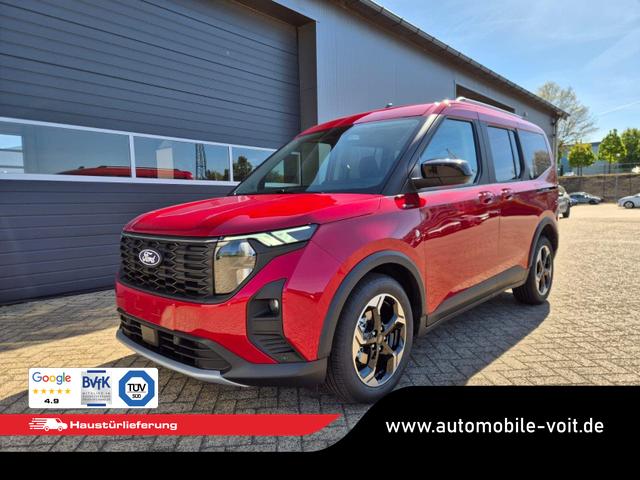 Ford Tourneo Courier - 1.0 EcoBoost 125PS Active Teil-Leder Sitzheizung Lenkradheizung Klimaautomatik PDC v+h R&uuml;ckf.-Kamera ACC TWA Frontscheibe beheizb. Ford-Navi SYNC4 Apple CarPlay + Android Auto
