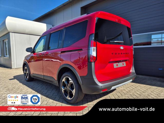 Ford Tourneo Courier 1.0 EcoBoost 125PS Active Teil-Leder Sitzheizung Lenkradheizung Klimaautomatik PDC v+h R&uuml;ckf.-Kamera ACC TWA Frontscheibe beheizb. Ford-Navi SYNC4 Apple CarPlay + Android Auto 