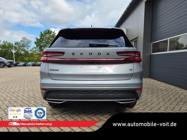 Skoda Kodiaq Sportline 1.5 TSI 204PS PHEV DSG schwenkb. AHK elektr. PanoDach HUD Alcantara PDC v+h 360&deg;Kamera CANTON Sound Klimaautomatik Sitzheizung Lenkradheizung Navi Apple CarPlay Android Auto 2xKeyless 19"LM vollelektr. Reichweite 116KM 
