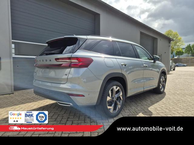 Skoda Kodiaq Sportline 1.5 TSI 204PS PHEV DSG schwenkb. AHK elektr. PanoDach HUD Alcantara PDC v+h 360&deg;Kamera CANTON Sound Klimaautomatik Sitzheizung Lenkradheizung Navi Apple CarPlay Android Auto 2xKeyless 19"LM vollelektr. Reichweite 116KM 