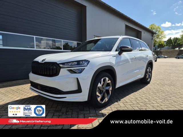 Skoda Kodiaq - Sportline 1.5 TSI 204PS PHEV DSG schwenkb. AHK elektr. PanoDach HUD Alcantara PDC v+h 360&deg;Kamera CANTON Sound Klimaautomatik Sitzheizung Lenkradheizung Navi Apple CarPlay Android Auto 2xKeyless 19"LM vollelektr. Reichweite 116KM