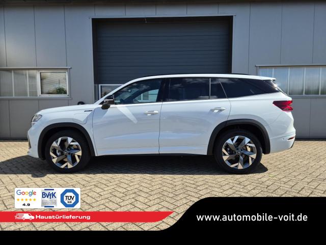 Skoda Kodiaq Sportline 1.5 TSI 204PS PHEV DSG schwenkb. AHK elektr. PanoDach HUD Alcantara PDC v+h 360&deg;Kamera CANTON Sound Klimaautomatik Sitzheizung Lenkradheizung Navi Apple CarPlay Android Auto 2xKeyless 19"LM vollelektr. Reichweite 116KM 