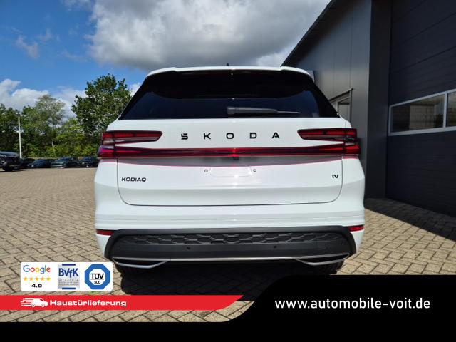 Skoda Kodiaq Sportline 1.5 TSI 204PS PHEV DSG schwenkb. AHK elektr. PanoDach HUD Alcantara PDC v+h 360&deg;Kamera CANTON Sound Klimaautomatik Sitzheizung Lenkradheizung Navi Apple CarPlay Android Auto 2xKeyless 19"LM vollelektr. Reichweite 116KM 