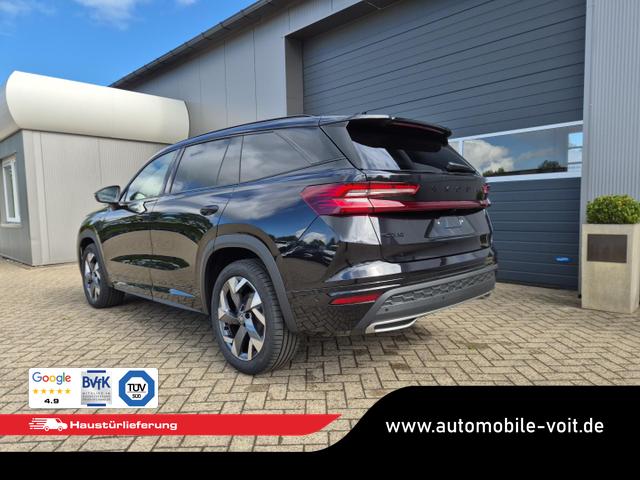 Skoda Kodiaq Sportline 1.5 TSI 204PS PHEV DSG schwenkb. AHK elektr. PanoDach HUD Alcantara PDC v+h 360&deg;Kamera CANTON Sound Klimaautomatik Sitzheizung Lenkradheizung Navi Apple CarPlay Android Auto 2xKeyless 19"LM vollelektr. Reichweite 116KM 