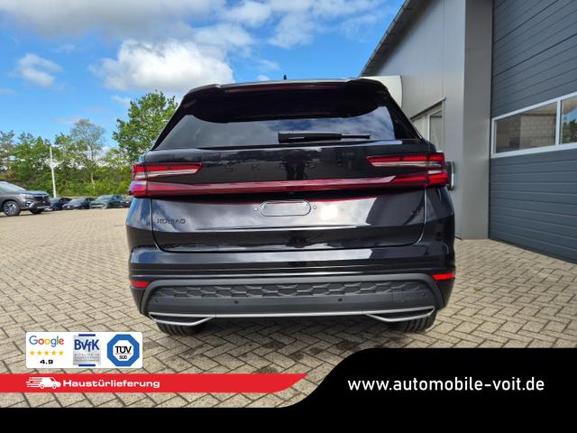 Skoda Kodiaq Sportline 1.5 TSI 204PS PHEV DSG schwenkb. AHK elektr. PanoDach HUD Alcantara PDC v+h 360&deg;Kamera CANTON Sound Klimaautomatik Sitzheizung Lenkradheizung Navi Apple CarPlay Android Auto 2xKeyless 19"LM vollelektr. Reichweite 116KM 