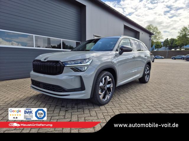 Skoda Kodiaq - Sportline 1.5 TSI 204PS PHEV DSG schwenkb. AHK elektr. PanoDach HUD Alcantara PDC v+h 360&deg;Kamera CANTON Sound Klimaautomatik Sitzheizung Lenkradheizung Navi Apple CarPlay Android Auto 2xKeyless 19"LM vollelektr. Reichweite 116KM