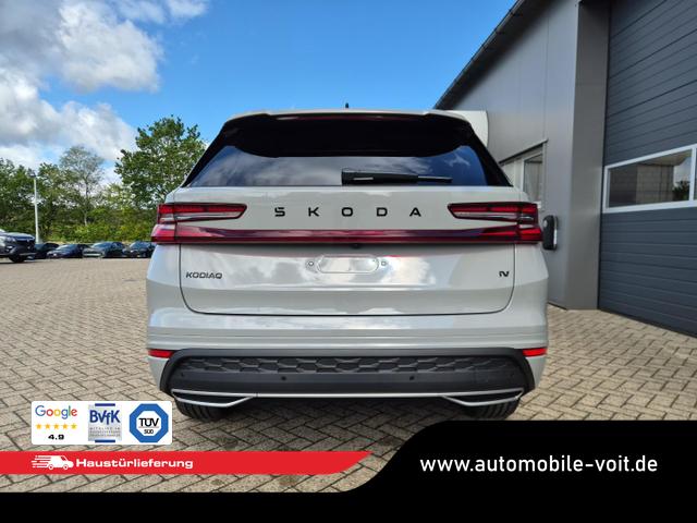 Skoda Kodiaq Sportline 1.5 TSI 204PS PHEV DSG schwenkb. AHK elektr. PanoDach HUD Alcantara PDC v+h 360&deg;Kamera CANTON Sound Klimaautomatik Sitzheizung Lenkradheizung Navi Apple CarPlay Android Auto 2xKeyless 19"LM vollelektr. Reichweite 116KM 