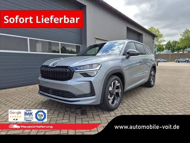 Skoda Kodiaq - Sportline 1.5 TSI 204PS PHEV DSG schwenkb. AHK elektr. PanoDach HUD Alcantara PDC v+h 360&deg;Kamera CANTON Sound Klimaautomatik Sitzheizung Lenkradheizung Navi Apple CarPlay Android Auto 2xKeyless 19"LM vollelektr. Reichweite 116KM