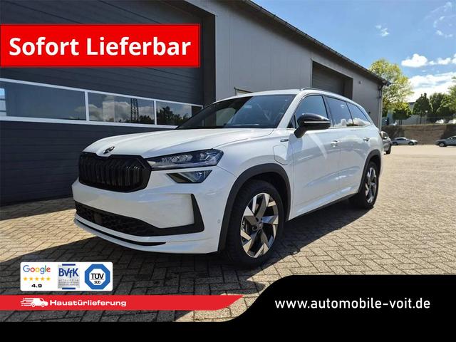 Skoda Kodiaq - Sportline 1.5 TSI 204PS PHEV DSG schwenkb. AHK elektr. PanoDach HUD Alcantara PDC v+h 360&deg;Kamera CANTON Sound Klimaautomatik Sitzheizung Lenkradheizung Navi Apple CarPlay Android Auto 2xKeyless 19"LM vollelektr. Reichweite 116KM