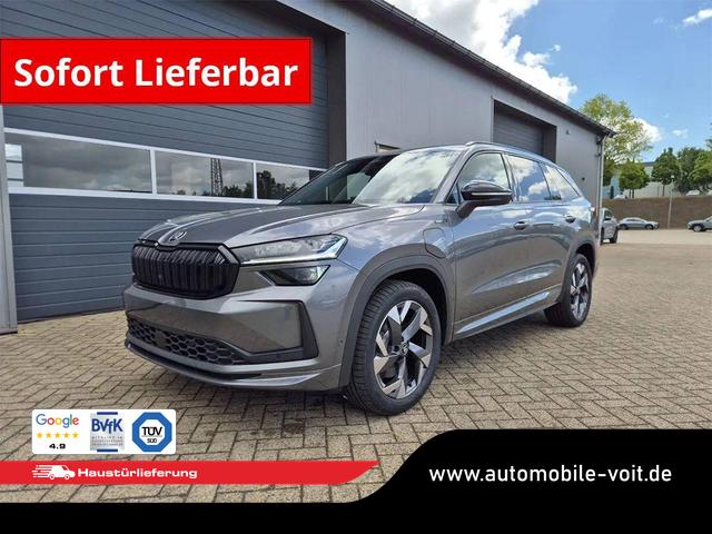 Skoda Kodiaq - Sportline 1.5 TSI 204PS PHEV DSG schwenkb. AHK elektr. PanoDach HUD Alcantara PDC v+h 360&deg;Kamera CANTON Sound Klimaautomatik Sitzheizung Lenkradheizung Navi Apple CarPlay Android Auto 2xKeyless 19"LM vollelektr. Reichweite 116KM