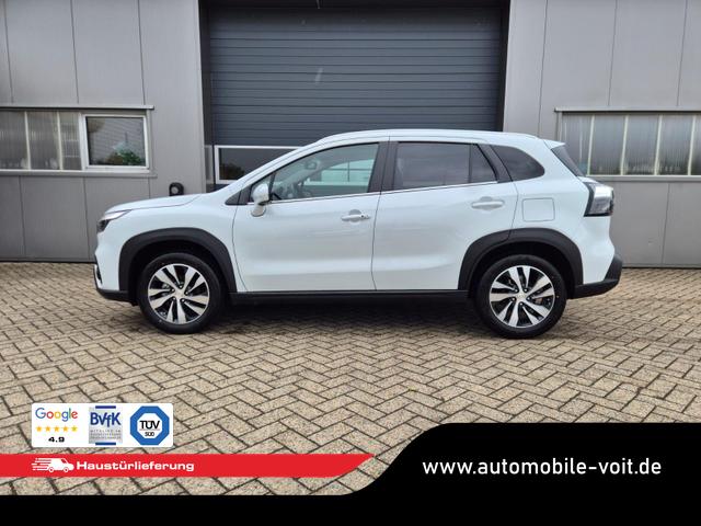 Suzuki S-Cross Comfort+ 110PS MHEV 4x4 ALLGRIP 1.4 Boosterjet Teilleder Navi Klimaautomatik Sitzheizung ACC PDC v+h 4x Kamera Suzuki-Radio Apple CarPlay Android Auto Touchscreen 2xKeyless 17-LM 