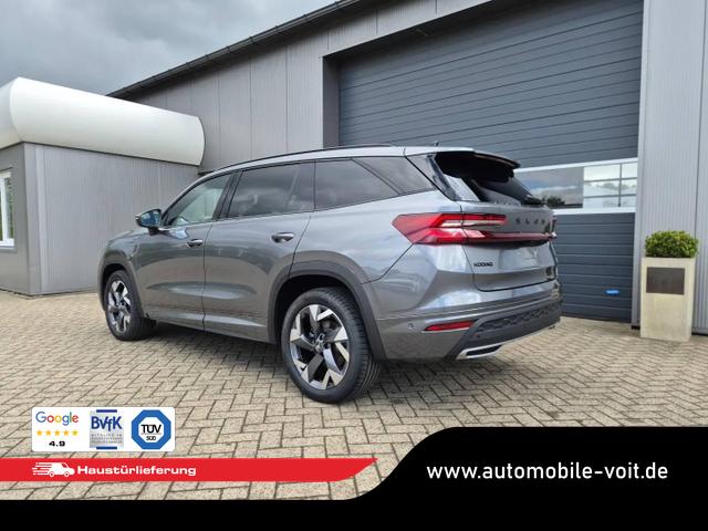 Skoda Kodiaq Sportline 1.5 TSI 204PS PHEV DSG schwenkb. AHK elektr. PanoDach HUD Alcantara PDC v+h 360&deg;Kamera CANTON Sound Klimaautomatik Sitzheizung Lenkradheizung Navi Apple CarPlay Android Auto 2xKeyless 19"LM vollelektr. Reichweite 116KM 