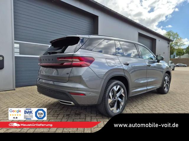 Skoda Kodiaq Sportline 1.5 TSI 204PS PHEV DSG schwenkb. AHK elektr. PanoDach HUD Alcantara PDC v+h 360&deg;Kamera CANTON Sound Klimaautomatik Sitzheizung Lenkradheizung Navi Apple CarPlay Android Auto 2xKeyless 19"LM vollelektr. Reichweite 116KM 