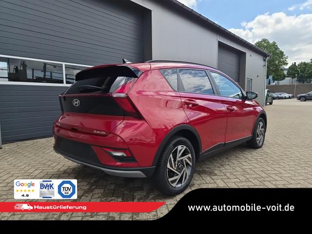Hyundai BAYON Trend 1.0 T-GDI 90PS Automatik Klimaautomatik R&uuml;ckf.Kamera Parksensoren Sitzheizung Lenkradheizung Bluetooth Touchscreen Tempomat Apple CarPlay + Android Auto 16"LM 