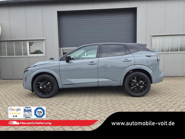 Nissan Qashqai - 1.3 DIG-T MHEV 158 PS X-Tronic N-Design Head-Up Display Teil-Leder Klimaautomatik Sitzheizung Lenkradheizung Navi elektr. Heckklappe ACC PDC v+h 360&deg;Kamera DAB Bluetooth Touchscreen Apple CarPlay Android Auto 19"Zoll