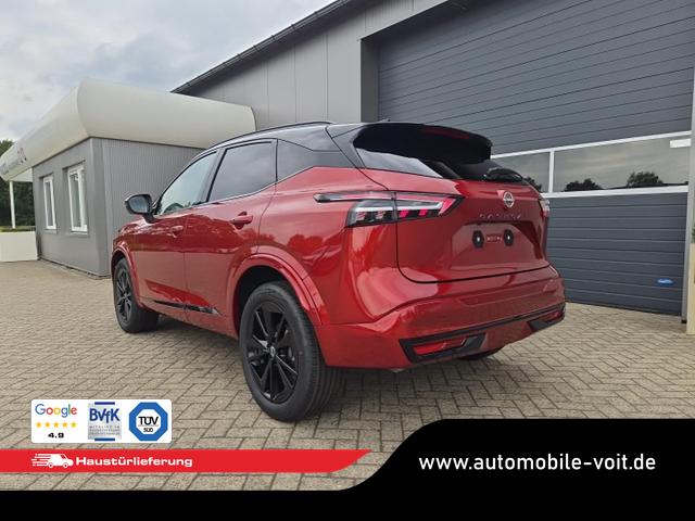 Nissan Qashqai 1.3 DIG-T MHEV 158 PS X-Tronic N-Design Head-Up Display Teil-Leder Klimaautomatik Sitzheizung Lenkradheizung Navi elektr. Heckklappe ACC PDC v+h 360&deg;Kamera DAB Bluetooth Touchscreen Apple CarPlay Android Auto 19"Zoll 