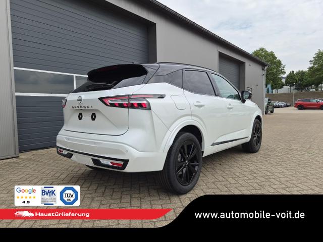 Nissan Qashqai 1.3 DIG-T MHEV 158 PS X-Tronic N-Design Head-Up Display Teil-Leder Klimaautomatik Sitzheizung Lenkradheizung Navi elektr. Heckklappe ACC PDC v+h 360&deg;Kamera DAB Bluetooth Touchscreen Apple CarPlay Android Auto 19"Zoll 