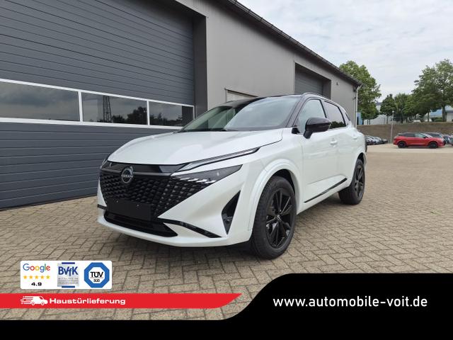 Nissan Qashqai - 1.3 DIG-T MHEV 158 PS X-Tronic N-Design Head-Up Display Teil-Leder Klimaautomatik Sitzheizung Lenkradheizung Navi elektr. Heckklappe ACC PDC v+h 360&deg;Kamera DAB Bluetooth Touchscreen Apple CarPlay Android Auto 19"Zoll