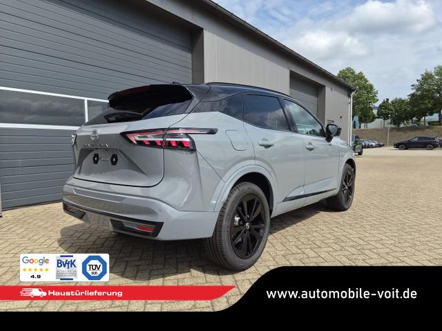 Nissan Qashqai 1.3 DIG-T MHEV 158 PS X-Tronic N-Design PanoDach Teil-Leder Klimaautomatik Sitzheizung Lenkradheizung Navi ACC PDC v+h 360&deg;Kamera DAB Bluetooth Touchscreen Apple CarPlay Android Auto 19"Zoll 