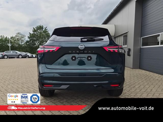 Nissan Qashqai 1.3 DIG-T MHEV 158 PS X-Tronic N-Design PanoDach Teil-Leder Klimaautomatik Sitzheizung Lenkradheizung Navi ACC PDC v+h 360&deg;Kamera DAB Bluetooth Touchscreen Apple CarPlay Android Auto 19"Zoll 