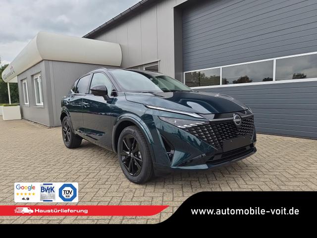 Nissan Qashqai 1.3 DIG-T MHEV 158 PS X-Tronic N-Design PanoDach Teil-Leder Klimaautomatik Sitzheizung Lenkradheizung Navi ACC PDC v+h 360&deg;Kamera DAB Bluetooth Touchscreen Apple CarPlay Android Auto 19"Zoll 