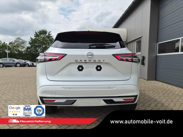 Nissan Qashqai 1.3 DIG-T MHEV 158 PS X-Tronic N-Design PanoDach Teil-Leder Klimaautomatik Sitzheizung Lenkradheizung Navi ACC PDC v+h 360&deg;Kamera DAB Bluetooth Touchscreen Apple CarPlay Android Auto 19"Zoll 