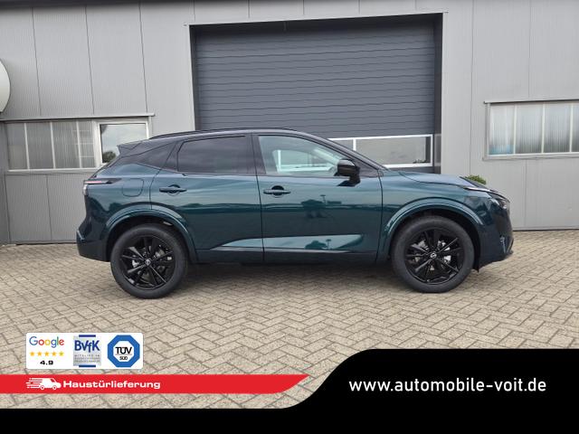 Nissan Qashqai 1.3 DIG-T MHEV 158 PS X-Tronic N-Design Head-Up Display Teil-Leder Klimaautomatik Sitzheizung Lenkradheizung Navi elektr. Heckklappe ACC PDC v+h 360&deg;Kamera DAB Bluetooth Touchscreen Apple CarPlay Android Auto 19"Zoll 